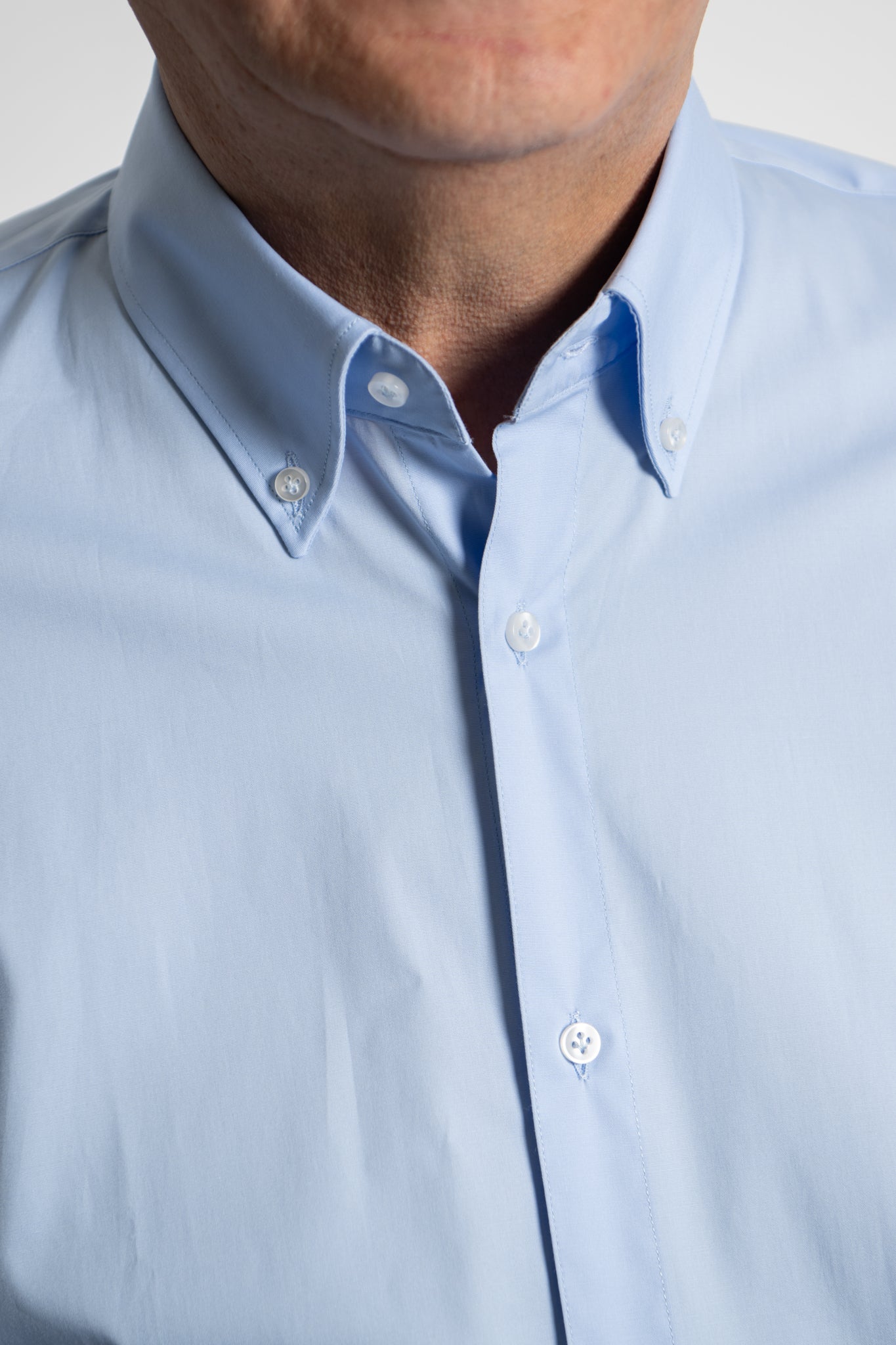 Camicia celeste Ratòn (mini logo)