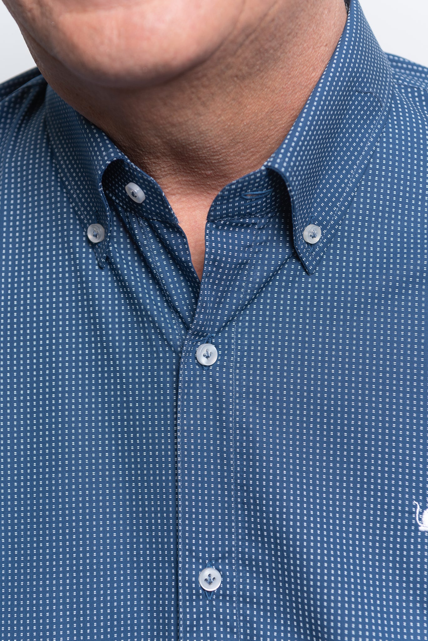 Camicia Microfantasia blu RatòN
