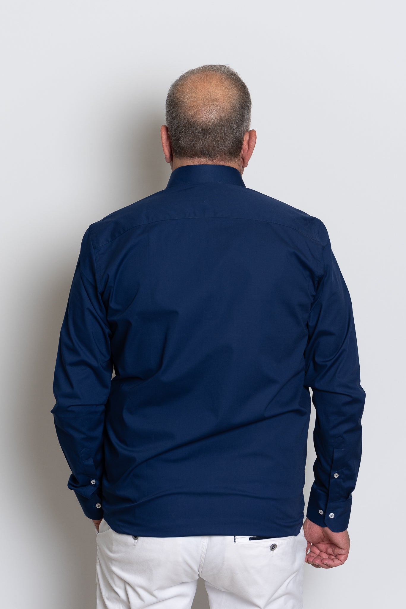 Camicia blu rubino Ratòn (mini logo)