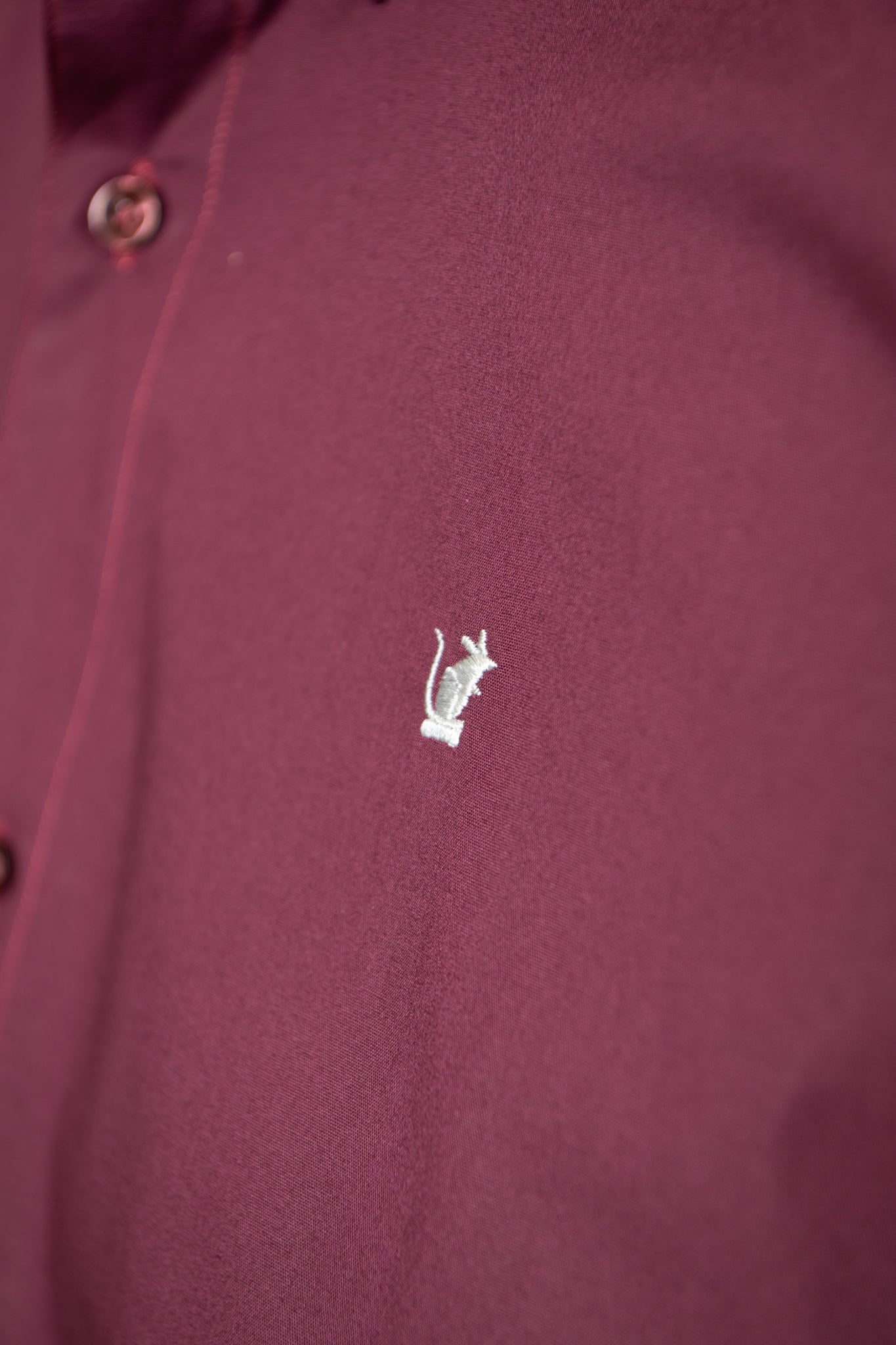 Camicia Bordeaux Ratòn (mini logo)