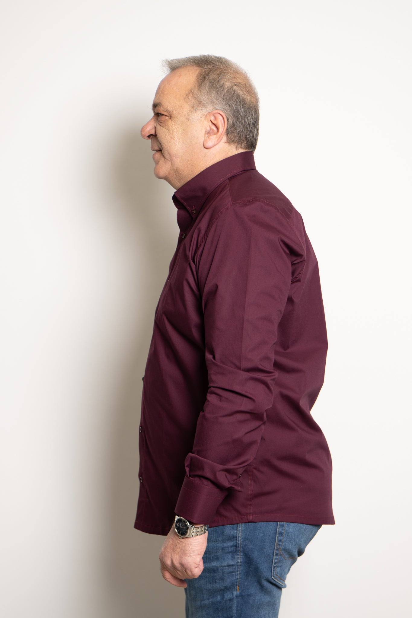 Camicia Bordeaux Ratòn (mini logo)