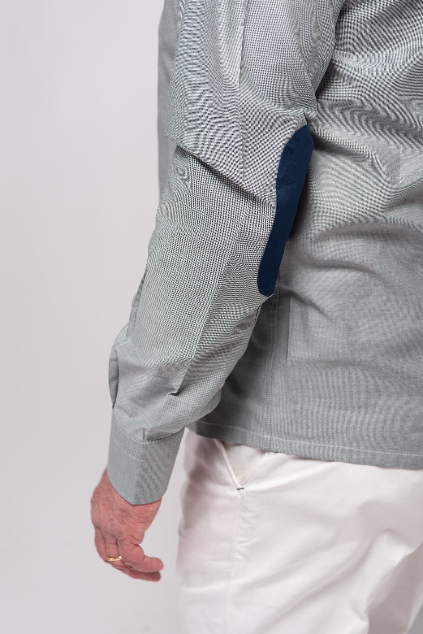 Camicia Verde Oxford RatòN (Con toppa gomito blu)