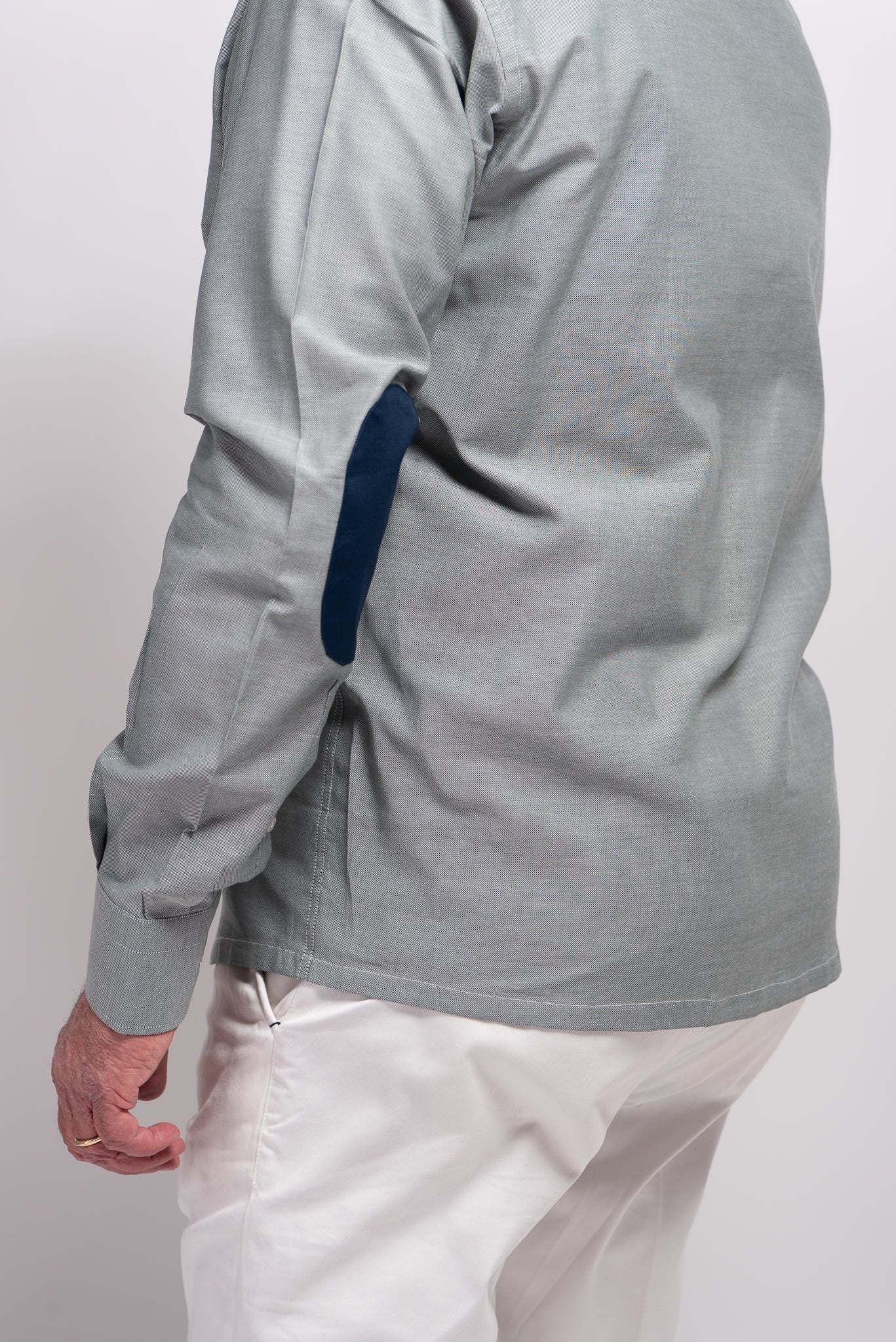 Camicia Verde Oxford RatòN (Con toppa gomito blu)