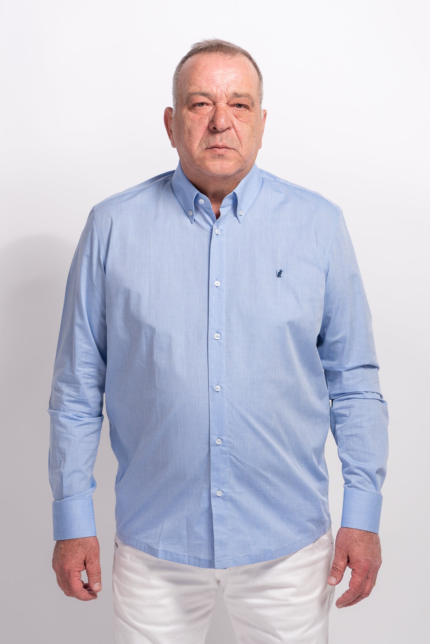 Camicia Azzurra RatòN (Con toppa gomito blu)zephire