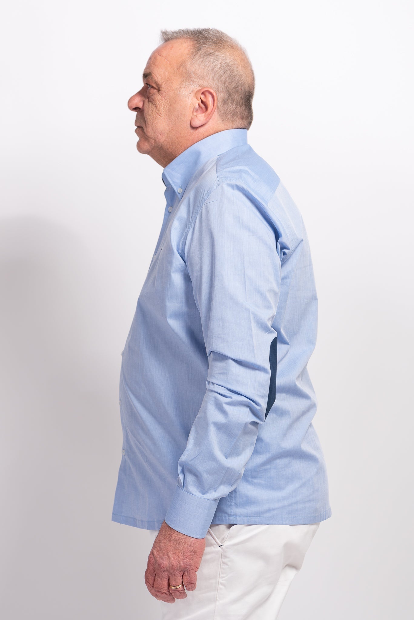 Camicia Azzurra RatòN (Con toppa gomito blu)zephire
