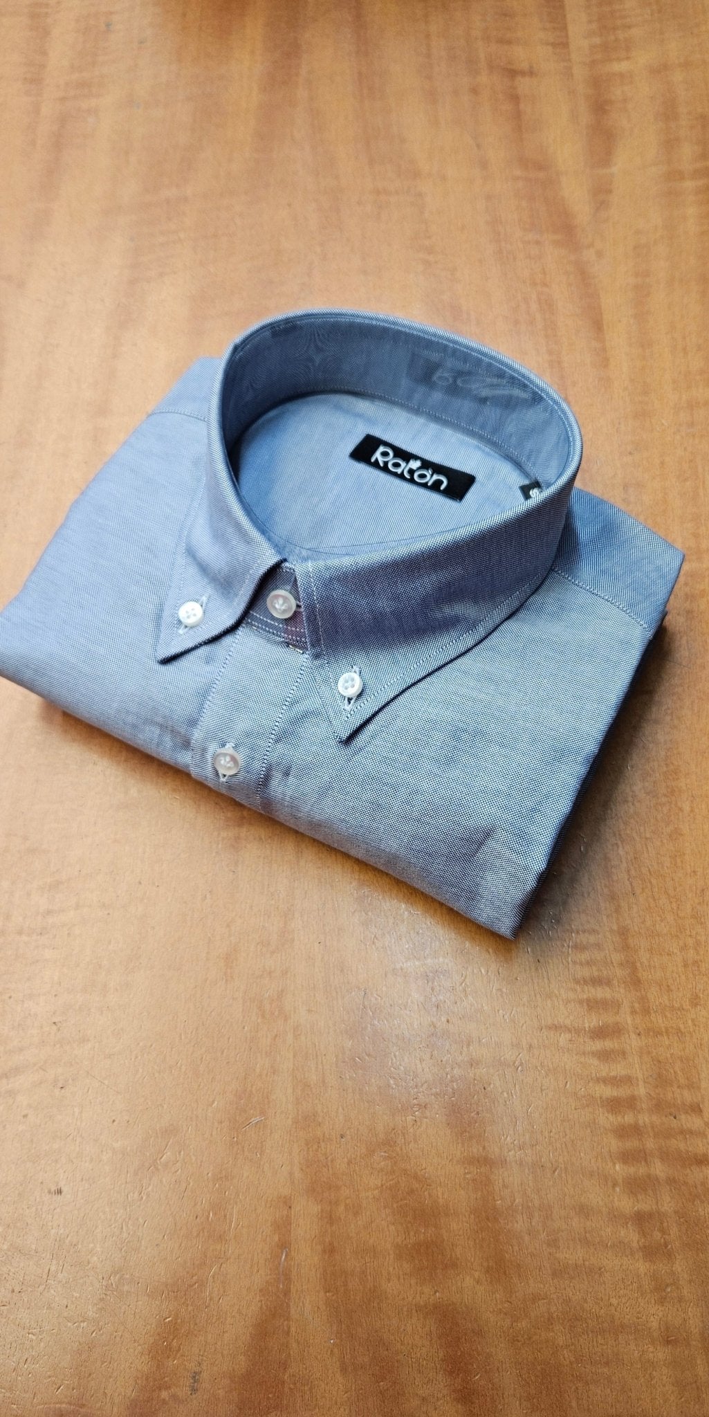 Camicia Blu Oxford RatòN (Con toppa gomito blu) - RatòN