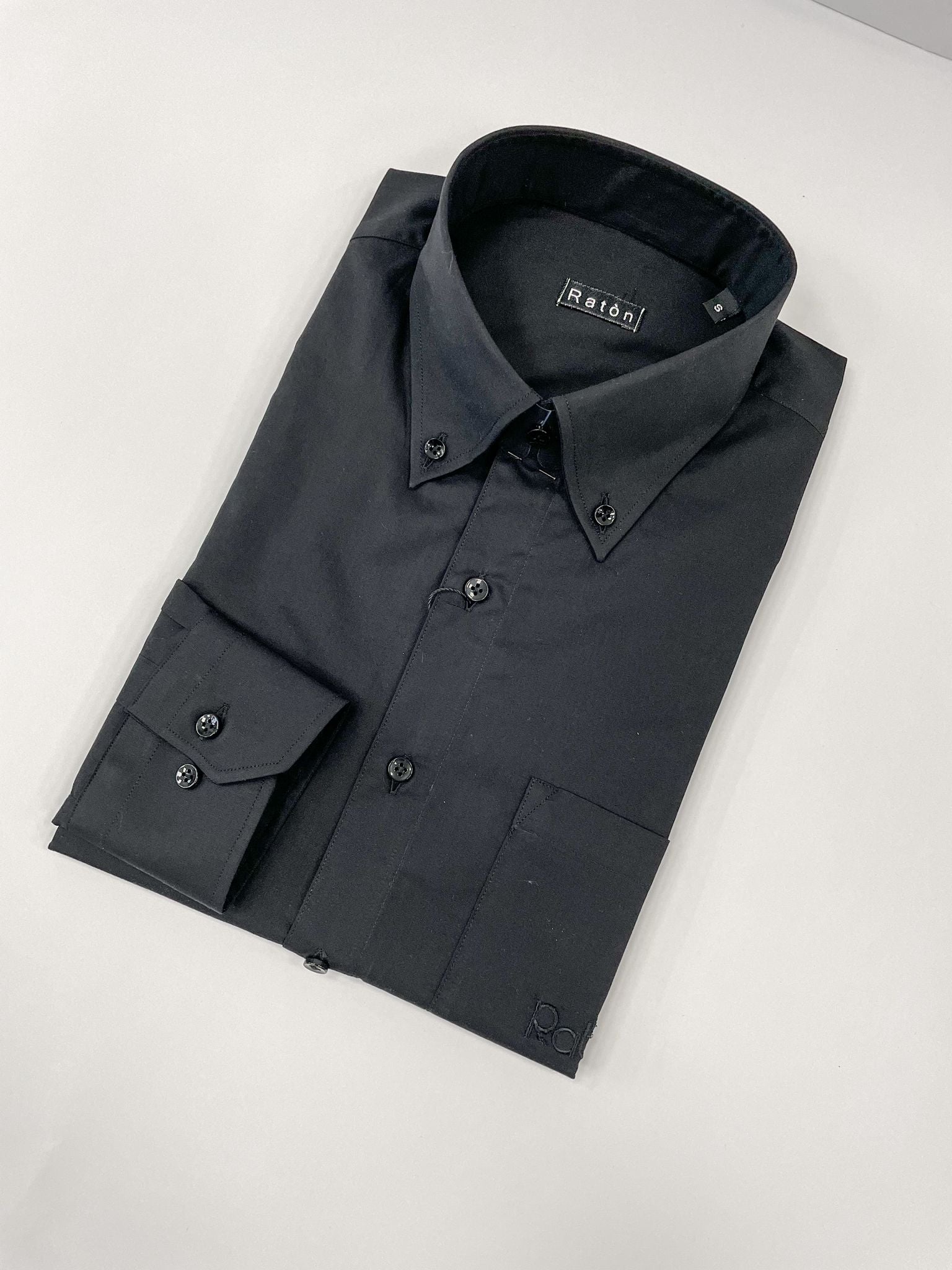 Camicia Nera RatòN (con taschino) - RatòN