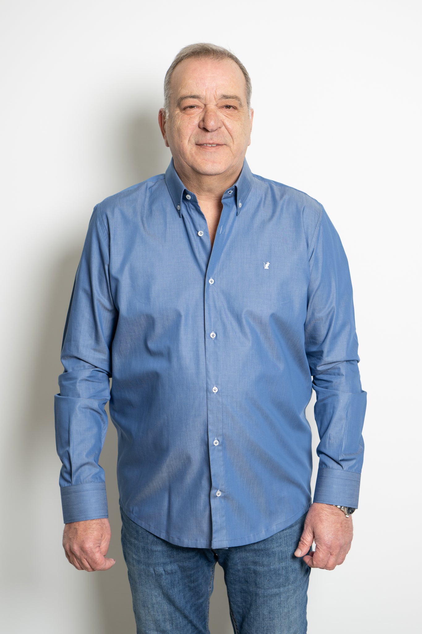 Camicia den chiara Ratòn (mini logo)