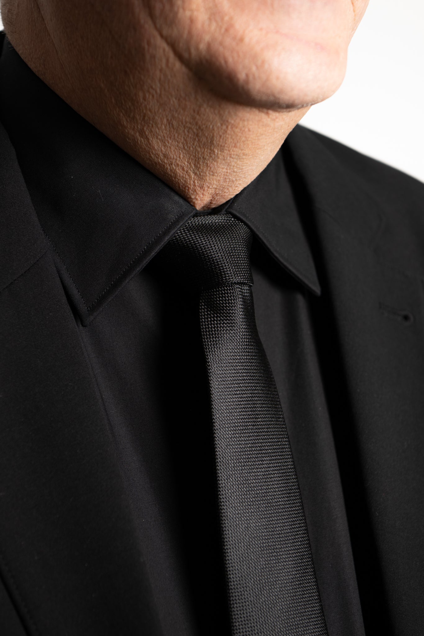 Camicia Collo Italiano Nera Ratòn (mini logo)