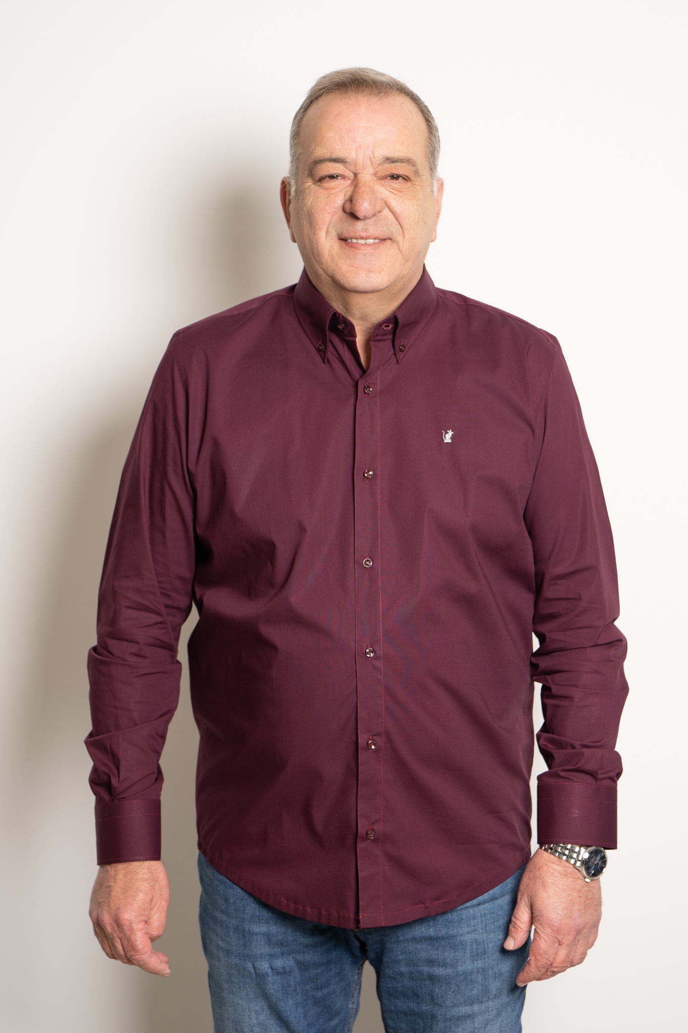 Camicia Bordeaux Ratòn (mini logo)