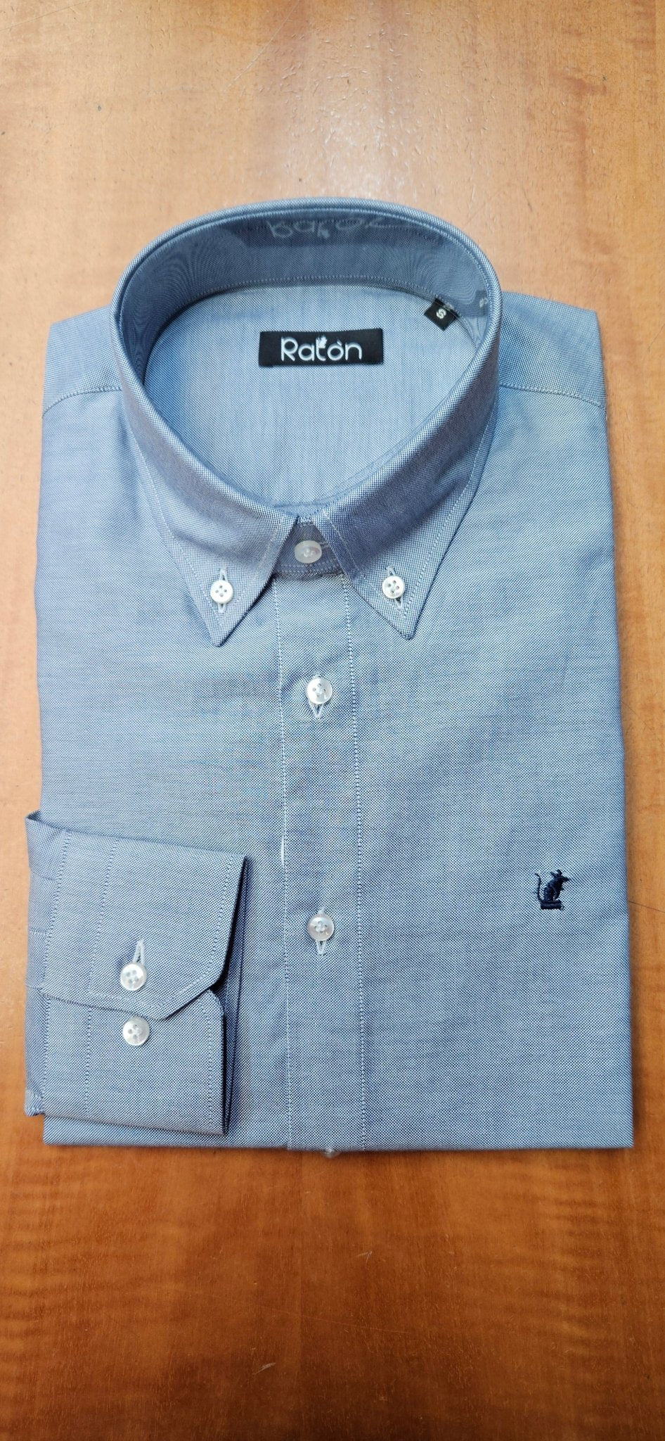 Camicia Blu Oxford RatòN (Con toppa gomito blu) - RatòN